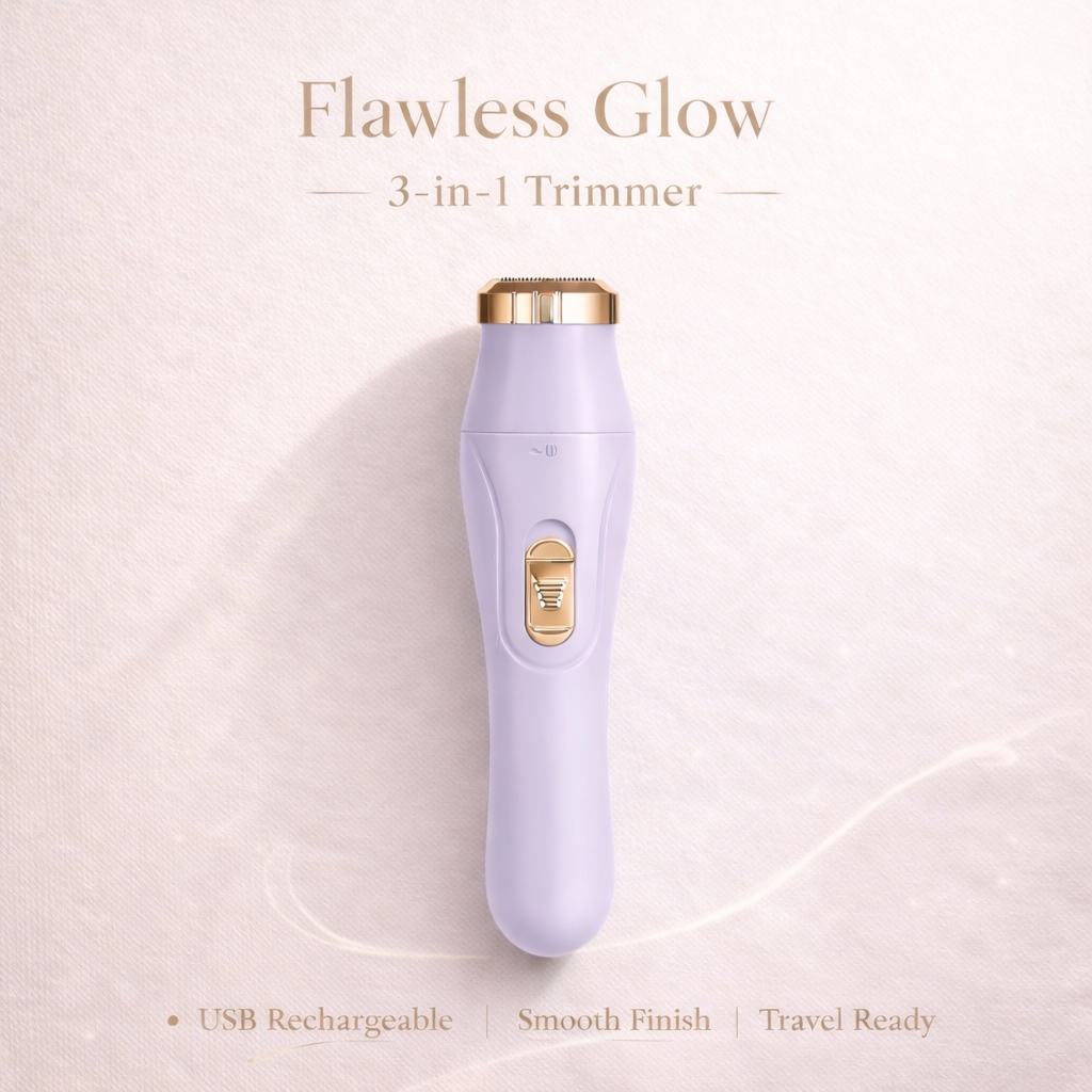 Flawless Glow 3-in-1 Waterproof Hair Trimmer