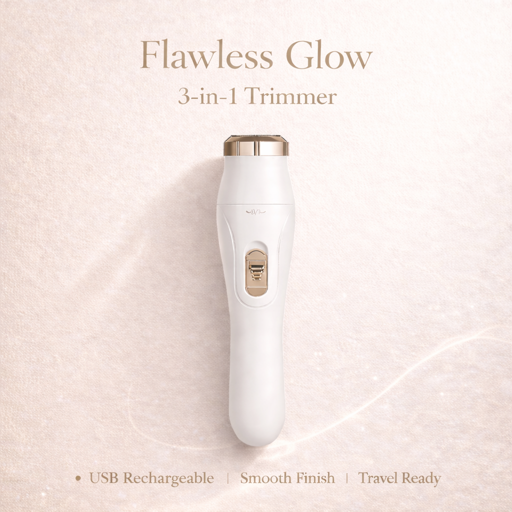 Flawless Glow 3-in-1 Waterproof Hair Trimmer